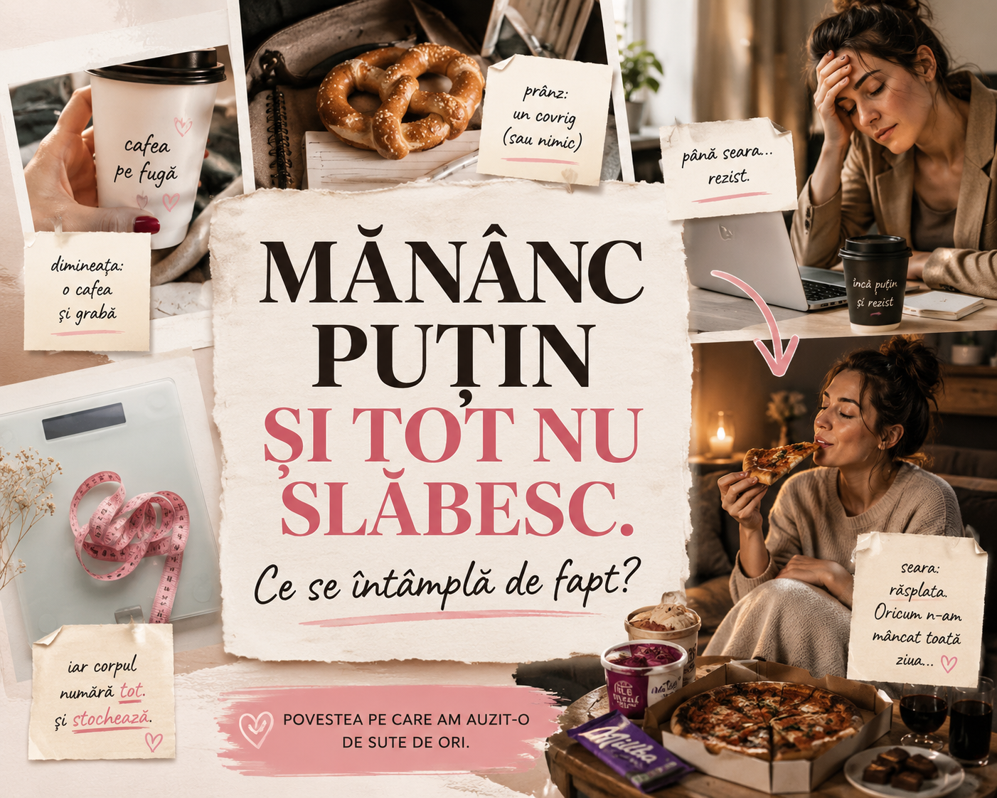 Mananc putin si tot nu slabesc